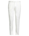 Gta Il Pantalone Man Pants Ivory Size 36 Cotton, Elastane In White