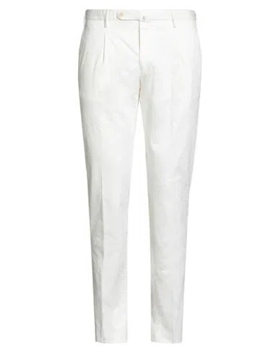 Gta Il Pantalone Man Pants Ivory Size 36 Cotton, Elastane In White
