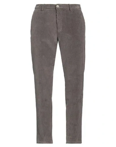 Gta Il Pantalone Man Pants Lead Size 38 Cotton, Elastane In Gray