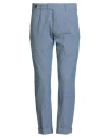 Gta Il Pantalone Man Pants Light Blue Size 32 Cotton, Elastane In Blue