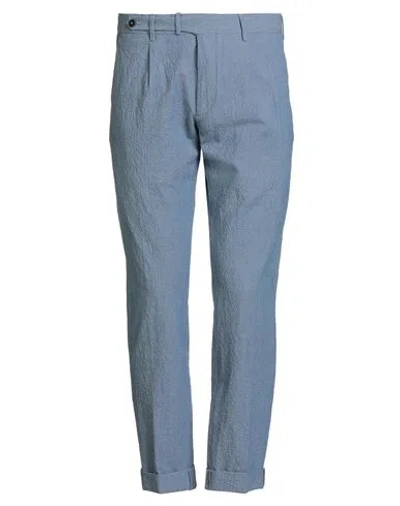 Gta Il Pantalone Man Pants Light Blue Size 32 Cotton, Elastane