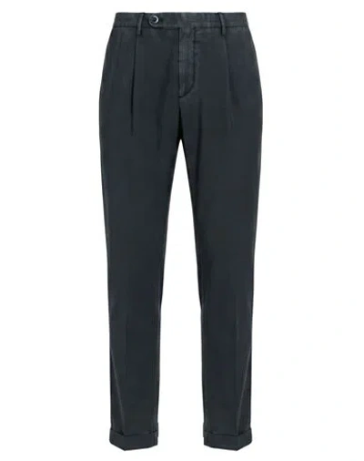 Gta Il Pantalone Man Pants Midnight Blue Size 36 Virgin Wool In Yellow