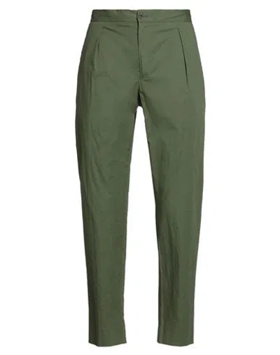 Gta Il Pantalone Man Pants Military Green Size 32 Cotton, Linen, Elastane