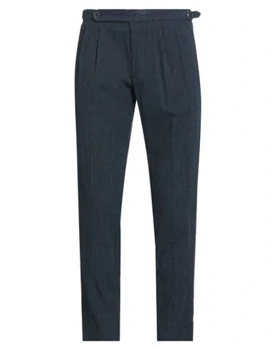 Gta Il Pantalone Man Pants Navy Size 32 Cotton, Polyester, Polyamide, Elastane In Blue
