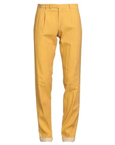 Gta Il Pantalone Man Pants Orange Size 34 Cotton, Linen, Elastane