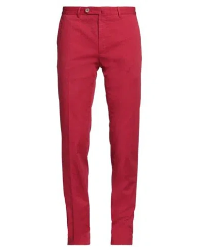 Gta Il Pantalone Man Pants Red Size 32 Cotton, Elastane