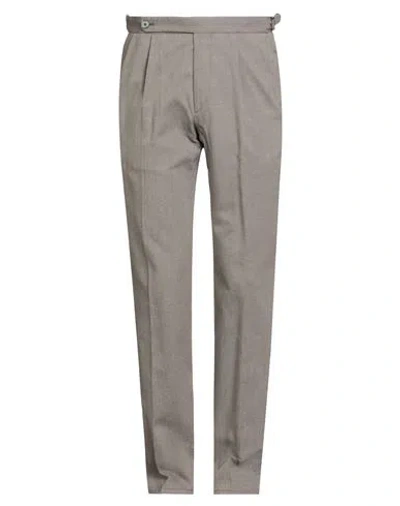 Gta Il Pantalone Man Pants Taupe Size 32 Cotton, Elastane In Gray