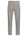 Gta Il Pantalone Man Pants Taupe Size 32 Virgin Wool, Polyester In Gray
