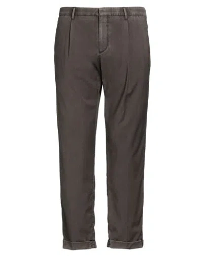 Gta Il Pantalone Man Pants Taupe Size 36 Wool In Gray