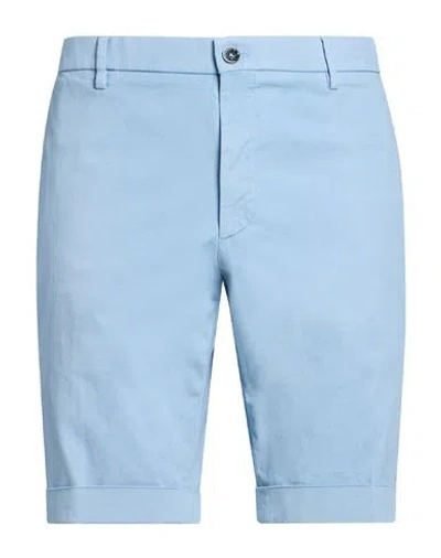 Gta Il Pantalone Man Shorts & Bermuda Shorts Sky Blue Size 36 Cotton, Polyamide, Elastane