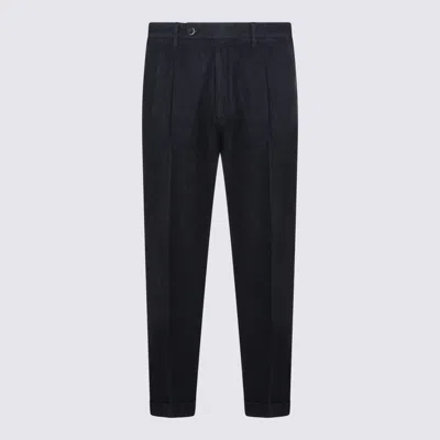 Gta Il Pantalone Trousers Blue And Green In Black