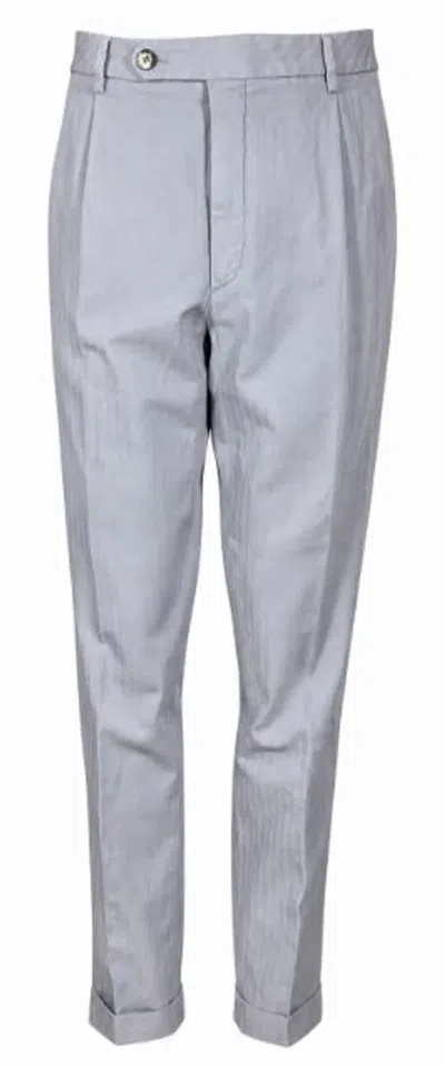 GTA GTA LIGHT GREY COTTON TROUSERS