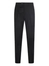 Gta Pantalone Pleated Trousers In Black