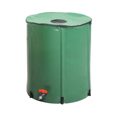 Gtlawn 50gal Pvc With Scale Rain Bucket Green