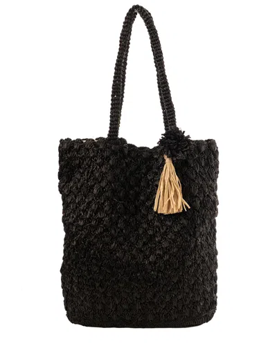 Guadalupe Adriana Shopper Tote In Black