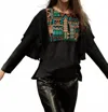 Guadalupe Design Beatrice Blouse In Black