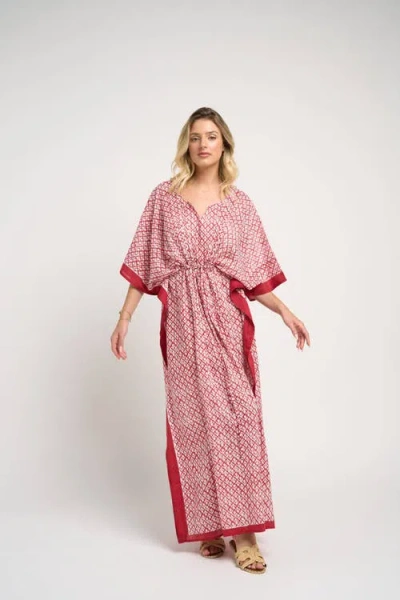 Guadalupe Design Buti Red Long