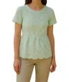 Guadalupe Design Chloe Blouse In Mint