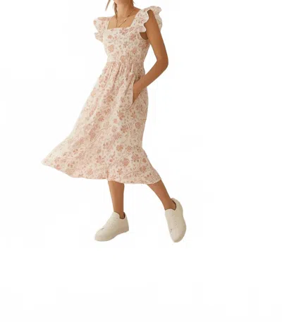 Guadalupe Design Gianna Dress In Peach In Neutral