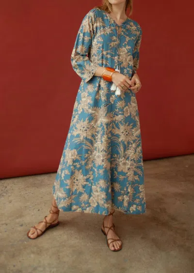 Guadalupe Design Ibiza Tunic Dress In Light Blue