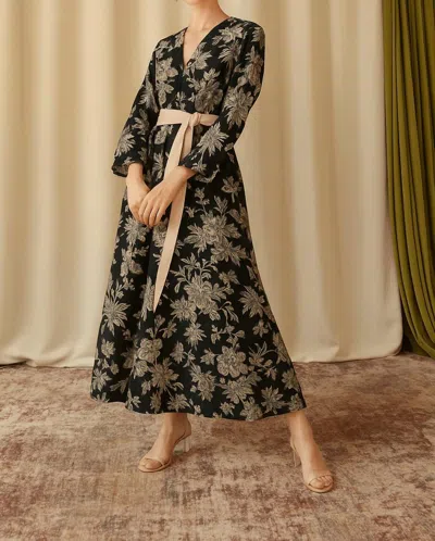 Guadalupe Design Ibiza V-neck Tunic In Black