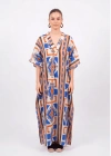 Guadalupe Design Imani Kaftan In Multi