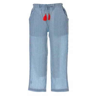 Guadalupe Design Kid's Misha Pants In Blue