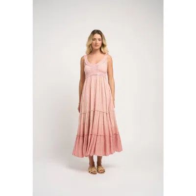 Guadalupe Design Lotus Dress In Pink