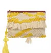 Guadalupe Design Majorca Clutch In Lime Yellow