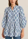 Guadalupe Design Matilda Blouse In Blue