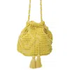 Guadalupe Design Mochila Bucket Bag In Yellow
