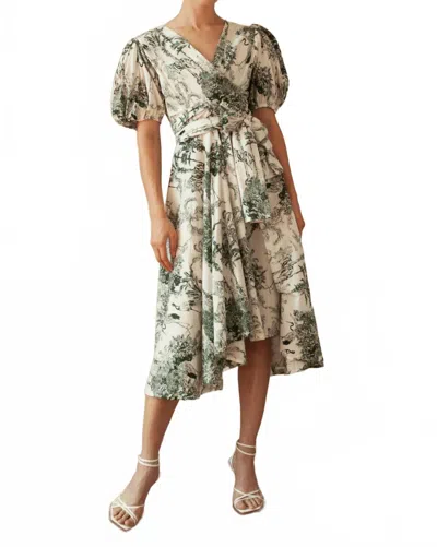 Guadalupe Design Monica Dress In Green