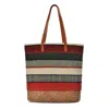 Guadalupe Design Mykonos Tote Bag In Rust Multi