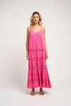 Guadalupe Design Paola Dress In Fuchsia