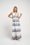 Guadalupe Design Pegasus Dress In Black And White