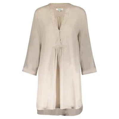 Guadalupe Design Poppy Dress In Grey In Black