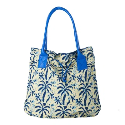 Guadalupe Design Portia Bag In Palm Blue
