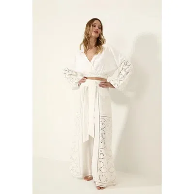 Guadalupe Design Regina Pants In White