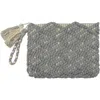 Guadalupe Design Santorini Clutch Bag In Grey