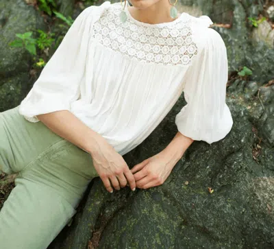 Guadalupe Design Ulla Blouse In Beige