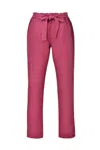 Guadalupe Design Venus Linen Pants In Lilac