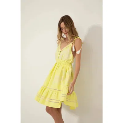Guadalupe Design Victoria Dress In Yellow