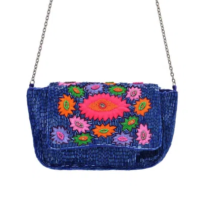 Guadalupe Design Women's Lucky Eye Party Bag In Blue