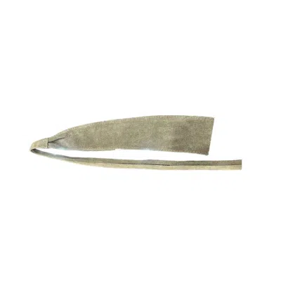 Guadalupe Design Women's Suede Wrap Belt In Brown In Green