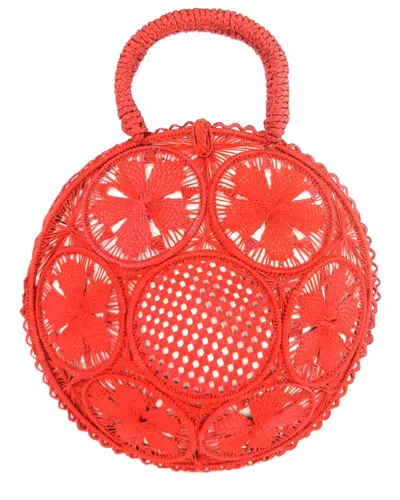 Guadalupe Galapagos Mini Basket Bag In Red