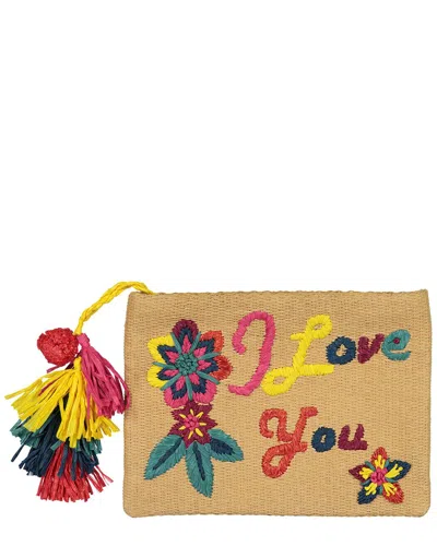 Guadalupe I Love You Pouch In Brown
