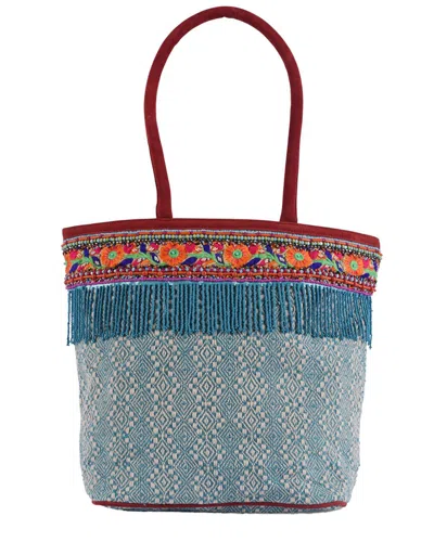 Guadalupe Khari Print In Blue