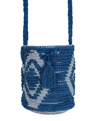 Guadalupe Mochila Bucket Bag In Blue