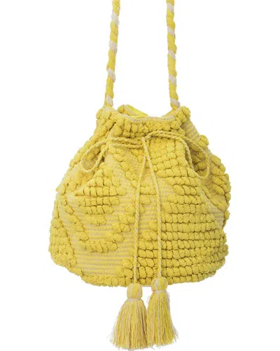 Guadalupe Mochila Bucket Bag In Yellow