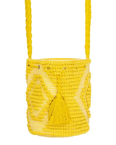 Guadalupe Mochila Bucket Bag In Yellow